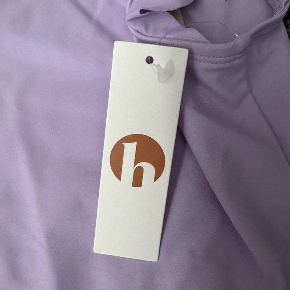 Honey Mark Light Purple Two Piece bathing Suit Size 9/10 - Picture 3 of 6